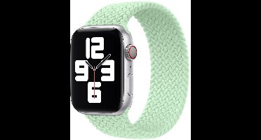 Apple Gevlochten solobandje voor de Apple Watch | 38/40/41/42 mm - Maat 2 - Pistachio