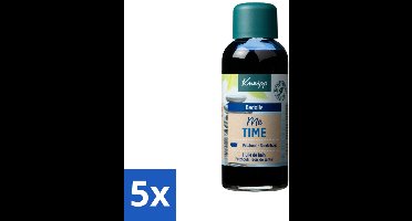5 x Kneipp - Badolie - Me-Time - Patchouli & Sandelhout - 100 ml - Badolie - Ontspanning - Selfcare - Patchouli - Sandelhout