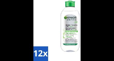 12 x Garnier - SkinActive - Micellair Reinigingswater - Vette Huid - Verzachtend & Reinigend - 400 ml - Micellair Reinigingswater - Reiniging Gezicht - Vette Huid - Gemengde Huid - Make-up Remover