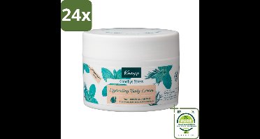 Kneipp - Body crème - Goodbye Stress - Watermunt & Rozemarijn - 200 ml - Voordeelverpakking - 24 stuks - Lichaamscrème - Stressvermindering