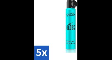 Got2B - Haarspray - Got Gloss - 200 ml - Bulkverpakking - 5 stuks