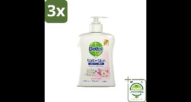 3 x Dettol - Handzeep - Antibacterieel - Hydraterend - Kamille - 250 ml - Grootverpakking - Antibacteriële Handzeep - Hydraterende Handzeep - Kamille Handzeep - Handzeep - Antibacteriële Bescherming