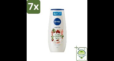 7 x Nivea - Douchegel - Winter Moment Cacao - 250 ml - Grootverpakking - Douchegel - NIVEA - Winter Moment - Cacao - Verzorgende