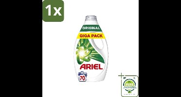 1 x Ariel – Vloeibaar Wasmiddel – Original – 3150 ml – 70 wasbeurten - Vloeibaar Wasmiddel - Vlekverwijdering - Wasmiddel Voor Vlekken - Wasmiddel Voor Kleding - Wasmiddel Voor Koudere Programma's