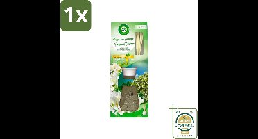 1 x Air Wick Essential Oils - Geurstokjes - Freesia & Jasmijn - 30ml- Geurstokjes - Bloemige Geur - Essentiële Oliën - Reed Diffuser - Freesia
