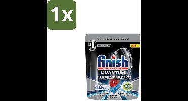 Finish – Vaatwastabletten – Quantum Ultimate Ontvetter – 80 Capsules - 1 stuk