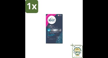1 x Veet Expert Koude Waxstrips Bikini Sensitive 16 stuks per verpakking- Ontharen - Waxstrips - Bikini - Gevoelige Huid - Oksels