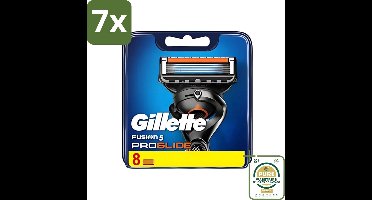 7 x Gillette - Fusion 5 ProGlide - Precisie en comfort - 8 Navulscheermesjes - Grootverpakking - Scheermesjes - Navulmesjes - Gillette Fusion 5 - Proglide - Anti-frictie