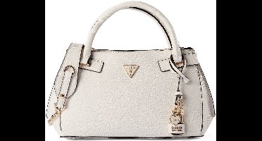 GUESS handtas schoudertas Serenova Girlfriend Satchel Cream White crème