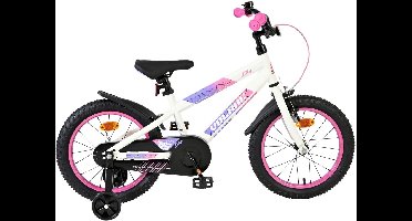 Volare Lily Kinderfiets - Meisjes - 16 inch - Wit Roze Paars