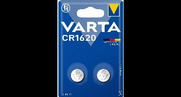 CR1620 3V Lithium Batterijen (2 Stuks) - Voor Autosleutel, Afstandsbediening en Rekenmachine