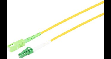 LWL SX Patchkabel LC/SC APC 9/125µ, OS2 gelb, 10m