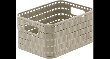 Rotho COUNTRY - Mand / Opberger - 18 x 14 x 10 cm - Cappuccino