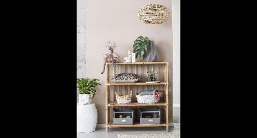 Kidsdepot hanglamp Pumpkin rotan seagreen