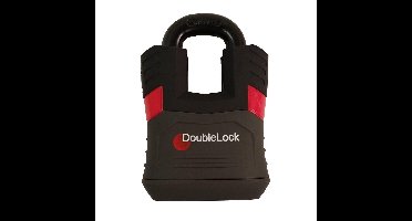 Padlock red hangslot DoubleLock