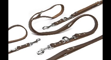 Beeztees - Hondenriem - Leer - Bruin - 200x18 cm
