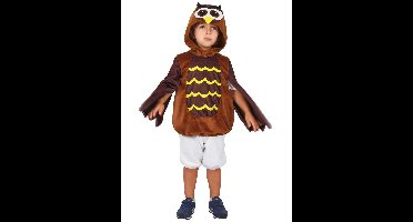 Vegaoo - Bruine uil outfit voor kinderen