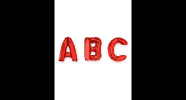 ESPA - Rode aluminium letter ballon