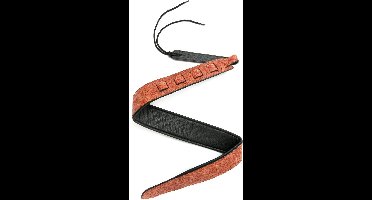 Fame Strap Garment Leather Floral Red - Gitaarband