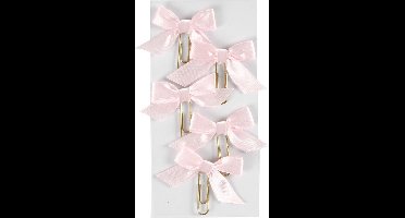 Paperclips Met Strik Roze 40 X 70 Mm 5 Stuks