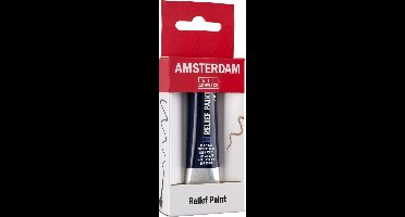 Amsterdam Relief Verf 20 ml Donkerblauw 502