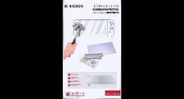 Bigben Console Screen Protector Tempered Glass (9H Gehard Glas) - Nintendo Switch Lite