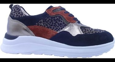 Waldlaufer Veterschoen 760002 500 370 Zwart Combi Wijdte H