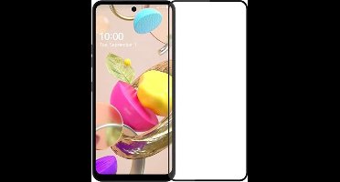 Shop4 - LG K42 Glazen Screenprotector - Edge-To-Edge Gehard Glas Transparant