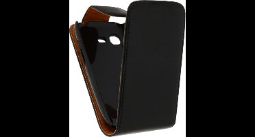 Xccess Leather Flip Case Samsung S5310 Galaxy Pocket Neo Black