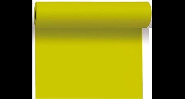 Duni tafelloper - papier - limegroen - 480 x 40 cm - Tafellopers