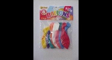 7 jaar ballonnen 8 stuks