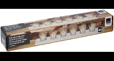 Arti Casa Theelichthouder 6 glazen - 50x8x6 cm