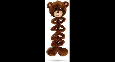 Beeztees Beer Sebas - Hondenspeelgoed - Pluche - Bruin - 31x12,5x7,5 cm