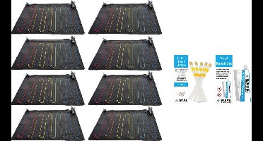 Zwembad verwarming - 8 stuks - Geschikt voor Intex en Bestway filterpompen & WAYS Reparatieset en Teststrips