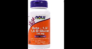 Now Foods Beta 1,3/1,6- D -Glucan 100 mg (90) Standard - Vitaminen, mineralen & gezondheid - Kruiden
