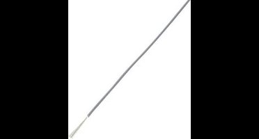 TRU COMPONENTS TC-7572808 Draad LiY 1 x 0.22 mm² Grijs 100 m