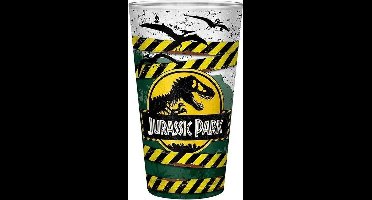 Jurassic Park Danger High Voltage Unisex Drinkglas - meerkleurig - Standard