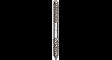 Stokeind M8X50mm RVS A2 Zeskant 100 stuks