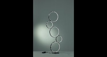 TRIO RONDO - Vloerlamp - Zwart - incl. 1 X SMD LED 36W - Dimbaar