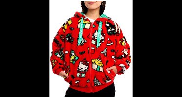 Loungefly Hello Kitty by Loungefly hooded jacket Winter Wonderland Size L Sweaters