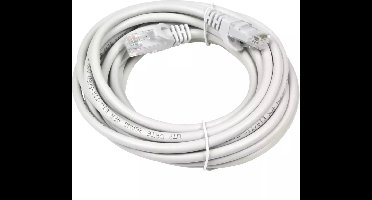 Benson UTP CAT6 kabel - 5 meter - lichtgrijs - hoge snelheid - RJ45 aansluitingen