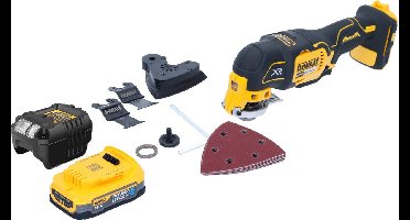DeWalt DCS 355 N snoerloze oscillerende multitool 18 V borstelloos + accessoireset - zonder accu, zonder oplader