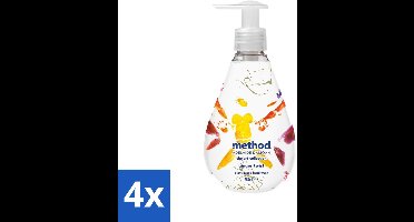 Method - Handzeep - Ginger Twist - Art Collection - Plant Based - 354 ml - Voordeelverpakking - 4 stuks
