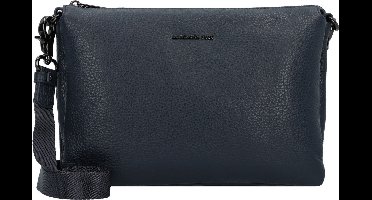 MANDARINA DUCK Leren Schoudertas Mellow Leather Crossover Bag Dress Blue Donkerblauw