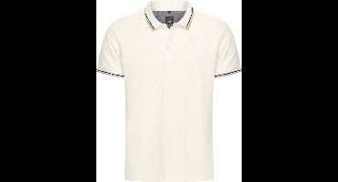 Mario Russo Polo shirt Edward - Polo Shirt Heren - Poloshirts heren - Katoen - Off White