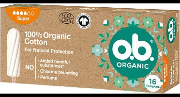 O.b. Organic Super Tampons