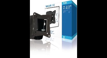 Valueline VLMTS Tv Muurbeugel Kantelen 13 - 27 " 30 Kg