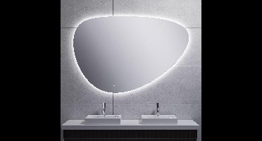 Spiegel Wiesbaden Uovo Organisch Dimbaar LED Verlichting Condensvrij 150 cm