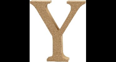 Letter, Y, H: 8 cm, dikte 1,5 cm, 1 stuk