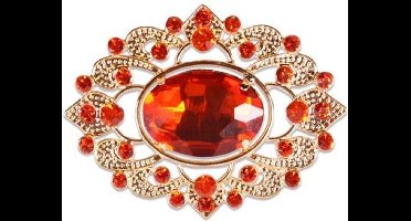 Witbaard Baretspeld Deluxe Rood/goud